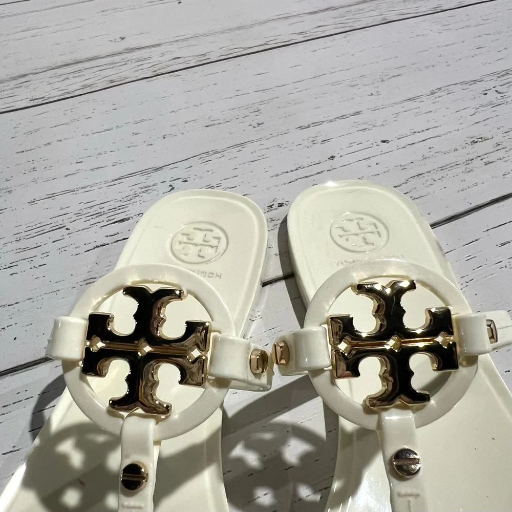 Tory Burch Women's Mini Miller Jelly Sandal Size 8 - Picture 2 of 6